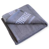 Juegos Toallas de baño algodón Portugués 500g de alta calidad set 3 - Simon en Gris Oscuro gruesas y duraderas | Mercatienda.es - details 3