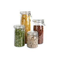 Cofan Set de 4 Frascos de Vidrio | Para Almacenamiento | Capacidad de 750-1150 - 1500-2100 ml - details 2