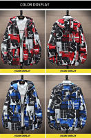 Chaqueta De Hombre Para Primavera Con Capucha Impermeable Y Estilo Casual Talla Grande Con Cierre De Cremallera Y Bolsillos - details 0