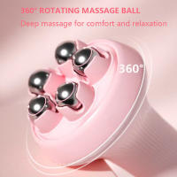 Masajeador Facial De 5 Bolas Con Rotación 360 Lifting Y Eliminador De Arrugas Para Rostro Y Cuerpo Completo Herramienta De Cuidado De La Piel - details 1