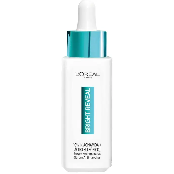 L'Oréal Paris Sérrum Bright Reveal Anti-Manchas Oscuras Con Niacinamida+ Amino-Sulfónico - 1