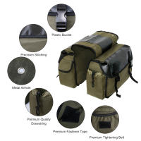 Bolsa De Sellección Para Motocicleta De Gran Capacidad Impermeable De Lona Para Viajes Y Herramientas Bolsa Lateral Panniers Para Motocicleta - details 3