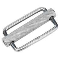 Hebilla De Deslizamiento De Acero Inoxidable 316 Para Cinturón Rectangular Con Rodillo Encañado Ajustable Herramientas Marinas - details 5