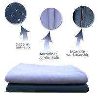 Toalla De Yoga No Deslizante Mutao 24"x 72" Absorbente Y Secado Rápido Microfibra Portátil Con Bolsa Anillo De Silicona Super-Absorbente - details 3