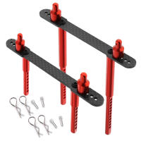 Cuerpo De Coche RC En Aleación De Metal Postes Frontales Y Trasera Para Axial SCX10 II 90046 90047 Piezas De Crawler 1/10 - details 4