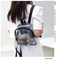 Mochila Grande De Transparencia En Gel Para Moda Bolsa De Compras Estilo Juego Material Principal No Tejido Línea De Color - details 9