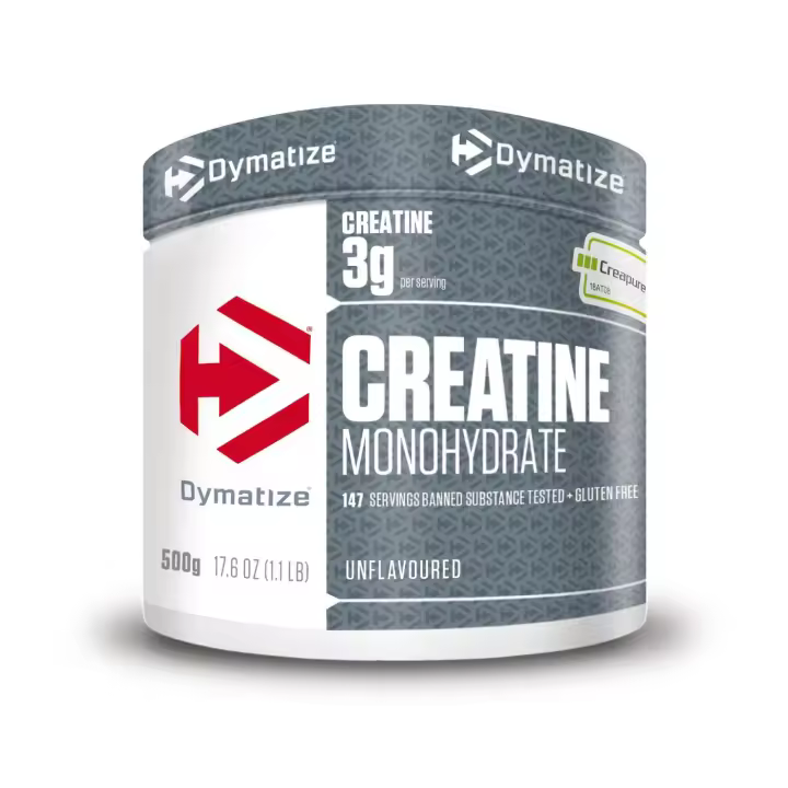 Creatina Monohidrato Creapure 500gr Dymatize mejora el rendimiento muscular - 1