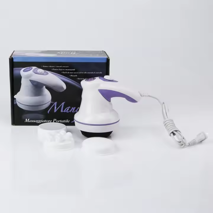 Masajeador Eléctrico Anticelulitis 4 En 1 Para El Cuerpo Con Rodillos Portátil Removedor De Grasa Para Piernas Pecho Y Busto Material ABS - 1