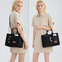 Bolsa Grande de Lona para Mujer, Bolso Cruzado para laptop, Bolso para todo el Día, Bolso - details 0