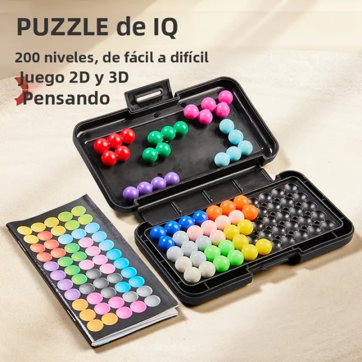Juguete De Desarrollo Inteligente Para Niños Rompecabezas De Lógica Y Pensamiento Juego Cerebral Educativo En 3D - 1