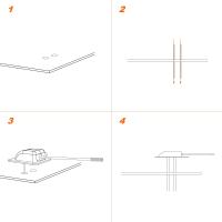 Caja De Gland De Doble Entrada Para Techo De Panel Solar Negro Plástico Para Camper RV Barco Unidad De Instalación En La Parte Superior - details 3