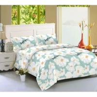 Juego de sábana,juego  para cama 135cm,set de 4 Piezas, 1 encimera , 1 sábana bajera ajustable, 2 fundas de almohada, 100% poliéster, transpirable.CXJF - details 4