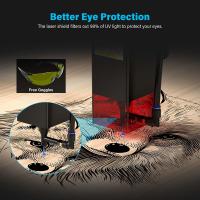 Mecpow X3 Pro Máquina de Grabado Láser 10W con Asistencia de Aire Ajustable, Bloqueo de Seguridad, Parada de Emergencia, Detección de Llamas, Protección Ocular, compatible con LaserGRBL y LightBurn - details 7