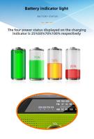 Banco de Energía de Radio Meteorológico de emergencia, manivela Solar de 4000mAh, Carga USB, FM AM WB NOAA, Radio de emergencia, Alarma SOS, Indoor LED, portátil Solar DE EMERGENCIA recargable - details 10