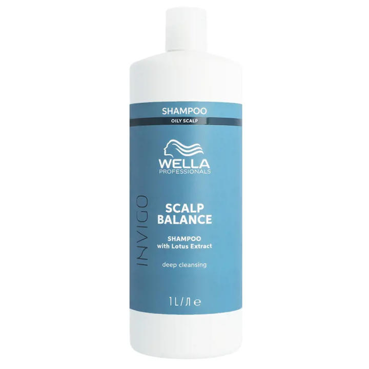Wella Professionals Invigo Scalp Balance Champú 1000 Ml. Para Cuero Cabelludo Graso. Nuevo Formato.