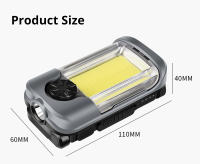 Linterna De Trabajo Recargable USB XPG+COB Luz De Emergencia Para Coche Y Garage Linterna Magnética Portátil Antigolpes Y Impermeable - details 1