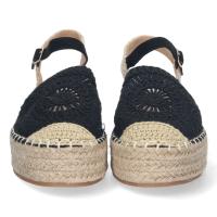 PuntoSalao Alpargatas de plataforma en yute y hebilla mujer color negro - details 1