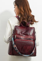 Mochila 3 en 1 para mujer, bolso de hombro femenino, Vintage, de cuero suave, Mochila de viaje de lujo para niña - details 6