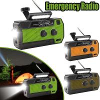 Banco de Energía de Radio Meteorológico de emergencia, manivela Solar de 4000mAh, Carga USB, FM AM WB NOAA, Radio de emergencia, Alarma SOS, Indoor LED, portátil Solar DE EMERGENCIA recargable - details 0