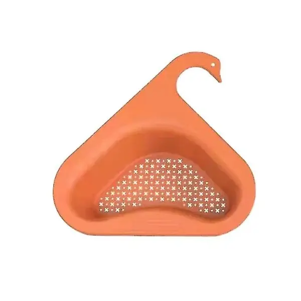 Cesta para fregadero, Cesta para Filter de fregadero de Esquina, Filter para fregadero triangular Naranja 1 Pcs - 1