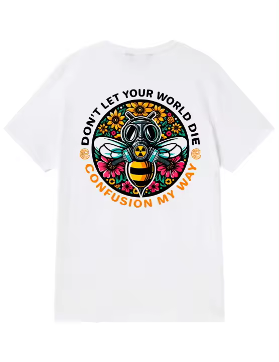 DONT LET WHITE TSHIRT LIMITED EDITION - 1