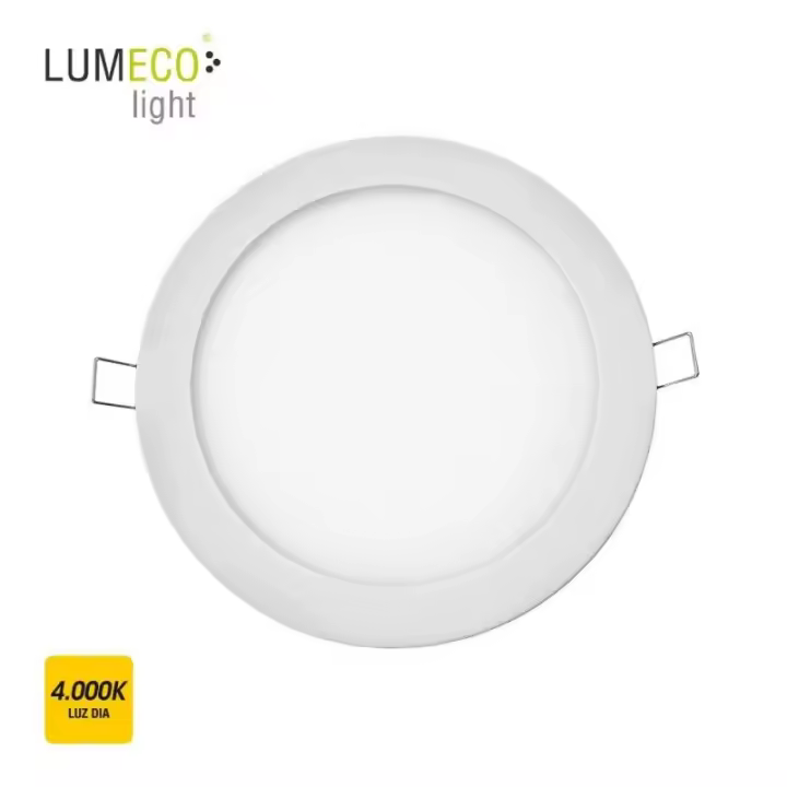 Edm Downlight LED Empotrable Redondo 20W 4000K 1500lm Blanco Lumeco 31572 - Alto Rendimiento - 1