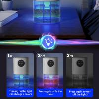 Deshumidificador doméstico, tanque de agua de 51 onzas, Deshumidificador silencioso, adecuado para baño, dormitorio, Autocaravana y encimera de cocina, con función de apagado automático y secado rápido de ropa, Luz LED de 7 colores - details 2