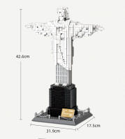 Bloques De Construcción Cristo Redentor 973PCS Arquitectura Famosa Del Mundo Juguetes Educativos Para Niños Compatible Con Lego - details 2