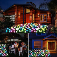 Luces Solares LED De 7 Cabezas Para Jardín Y Paisaje IP65 Impermeables Luces De Hierba Exterior Decoración De Jardín Estilo Tradicional Material ABS - details 10