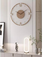 Reloj de pared Moderno, Reloj de pared Creative de Madera Grande de 12 pulgadas para dormitorio, Reloj de pared Silencioso sin TicTac a cateria, reloj de pared Redondo simple Decoración Para Sala de estar Oficina (Madeira) - details 2