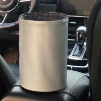 Bandeja De Basura Plegable Para Coche Organizador De Residuos Impermeable Almacenamiento Interior De Coche Y Autobús Material De Cuero PU Forma Redonda - details 9