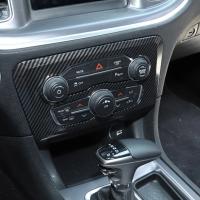 Pegatina De Fibra De Carbono Para Panel De Aire Acondicionado Y Control Central De Coche Compatible Con Dodge Charger 2016-2021 Accesorio De Interior Para Automóviles - details 1