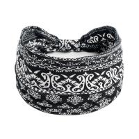 Cinta Para El Cabello Estilo Bohemio Elástica Yoga Para Mujer Accesorios De Pelo Vintage Impresión Unisex Cinta Cross Scrunchies - details 6