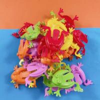 10/20Pcs Juguetes De Rana Saltarina En Color Sólido Juguete De Plástico Para Juego Familiar Y Alivio Del Estrés Regalo De Cumpleaños Para Niños - details 4