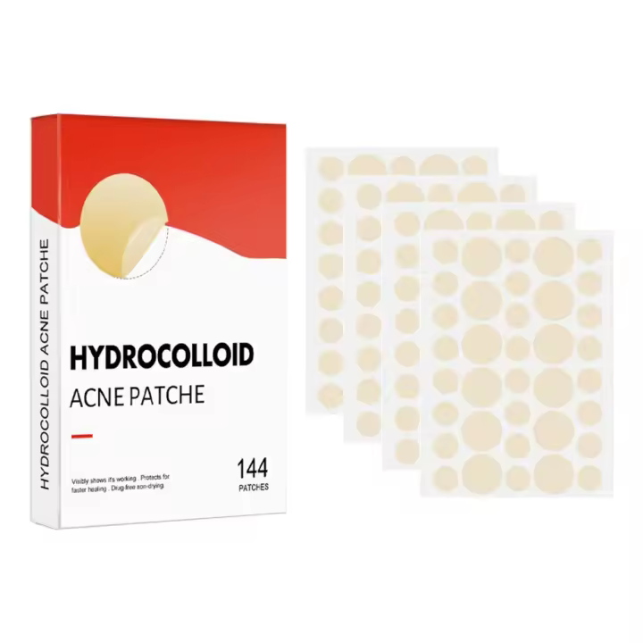 Set De 144 Parches De Acné Profesionales Para Cuidado De La Piel Alta Gama Absorciónde Espots Y Curación Covering Acne Herramientas De Cuidado Facial - 1