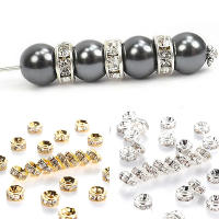 100pcs De 5/7/10mm Discos Redondos De Cristal Con Rhinestone De Acero Inoxidable 316 Para La Fabricación De Joyas Pulsera DIY - details 4