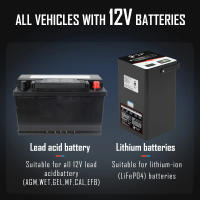 Testero De Batería De Coche 12V 40-3000 CCA Analizador De Baterías De Plomo-Acidez Con Pantalla LED Tester De Baterías MICRO-500 - details 3