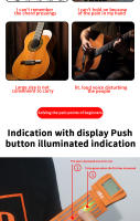 Nueva Exercitadora De Acordes De Guitarra Con Pantalla Rotatable Y Press-on Recargable Portátil Para Principiantes Y Practicantes - details 3