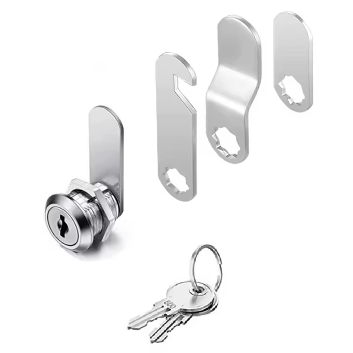 Juego De Cerradura De Cilindro De Zinc Para Puerta Armario Cajón Correo Con 2 Llaves Herramienta De Muebles Tamaño 16/30mm - 1
