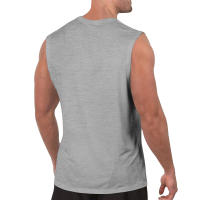 Chaleco Sin Mangas Para Hombre De Color Sólido Con Cuello En V Transpirable Y Casual Adecuado Para Fitness Y Deportes - details 8