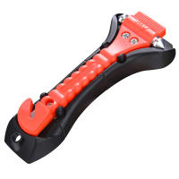 Martillo De Seguridad Para Coche 2 En 1 Rescate Emergencia Herramienta De Escape Y Rompe Vidrios Para Salida De Incendio - details 1