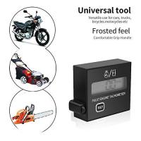 Tacómetro digital para motor de bujías de coche, tacómetro electrónico para motorceta con indicador de temporizador de pantalla digital, para motores de gasolina Pequeños (con clip) - details 2