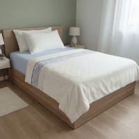 Juego Sabanas Ivy Coralina Mommata 180 gr/m² Soft Silk Doble Perchado para Cama de 90 a 180 cm, Tacto Seda - details 2