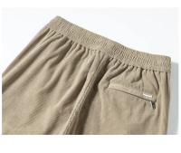 Pantalones Casuales De Corduroy Para Hombre Corte Recto Moda Negocios Verano Otoño Ajuste Regular Ropa Maleza - details 17