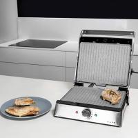 Cecotec 3026  Rock'n Grill Pro - Parrilla Eléctrica Revestimiento de Piedra Rockstone Placas Extraíbles y Reversibles Apertura de 180ª  2000 W Acero Inoxidable. - details 1