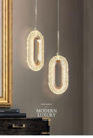 Lámpara Colgante Nórdica LED Para Decoración De Sofá Y Fondo Dorado Iluminación Pendente Interior Para Dormitorio Pasillo - details 4