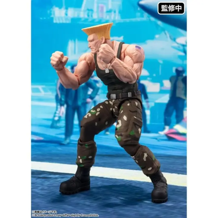 Figura tamashii nations street fighter sh figuarts guile outfit 2 ver. 16cm - 1