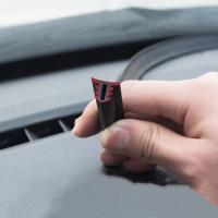 Tira De Goma Para Automóvil 1.6M Aislamiento Acústico Y De Ruido Universal Para Pantalla Del Tablero Resistente Al Clima - details 3