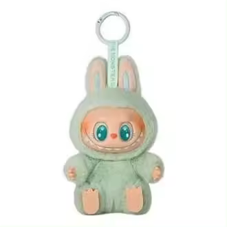 Lindo llavero de peluche con forma de conejo: un accesorio colgante bonito y moderno, ideal para bolsos y llaves de coche. - 1