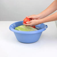 Tatay Barreño Redondo, 3L de Capacidad, Libre de BPA, con Orificio Colgador, Azul. Medidas 28.3 x 12.3 x 28.5 cm - details 1